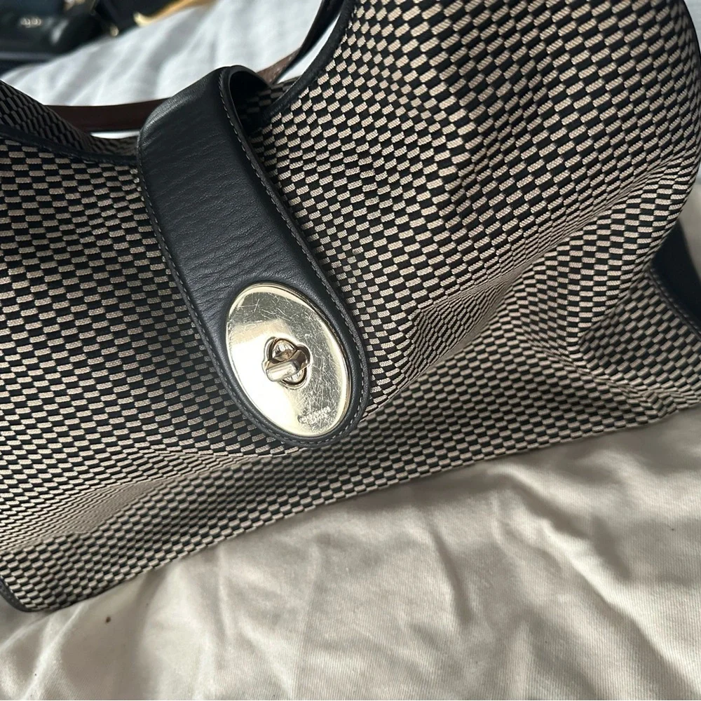 Coach Madison Carlyle Woven Shoulder Bag